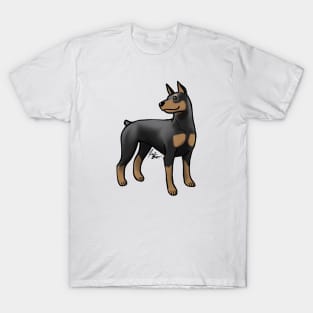 Dog - Doberman Pinscher - Black and Tan T-Shirt